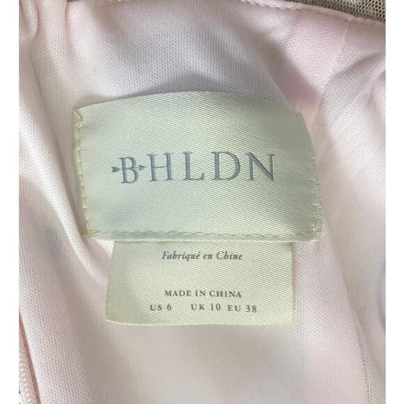 BHLDN DRESS 6 PINK MOTHER OF THE BRIDE BRIDAL SHOWER COCKTAIL PARTY - Picture 4 of 16